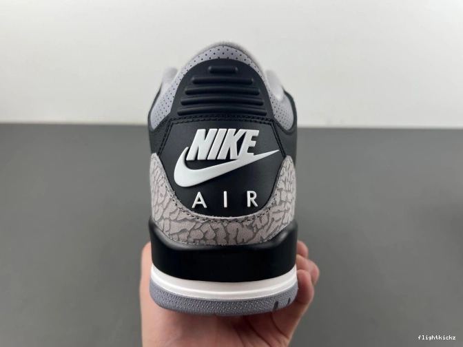 Jordan Air 3 DN3707-010 Black Cement 0716
